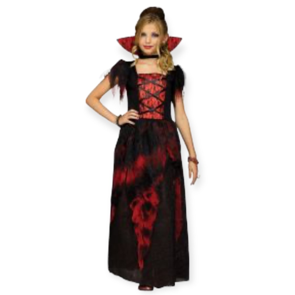 Vampiress Girls Halloween Costume